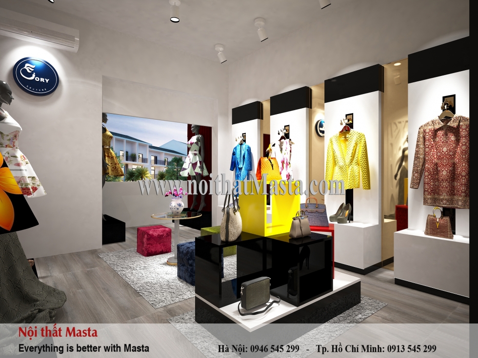 thiet ke shop thoi trang nu